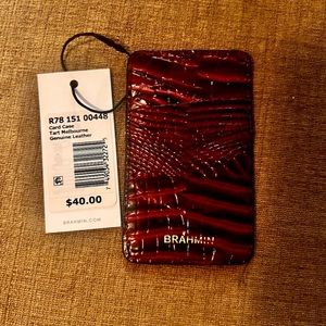Brahmin card holder in Tart NWT